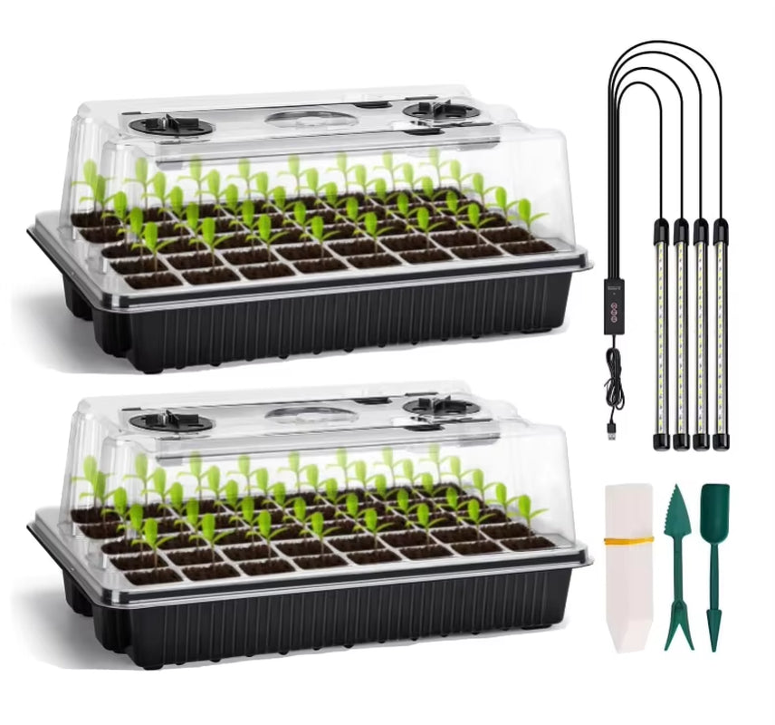 Leafaro™ SmartSeed Pro | Intelligentes Anzuchtset mit LED-Wachstumslicht