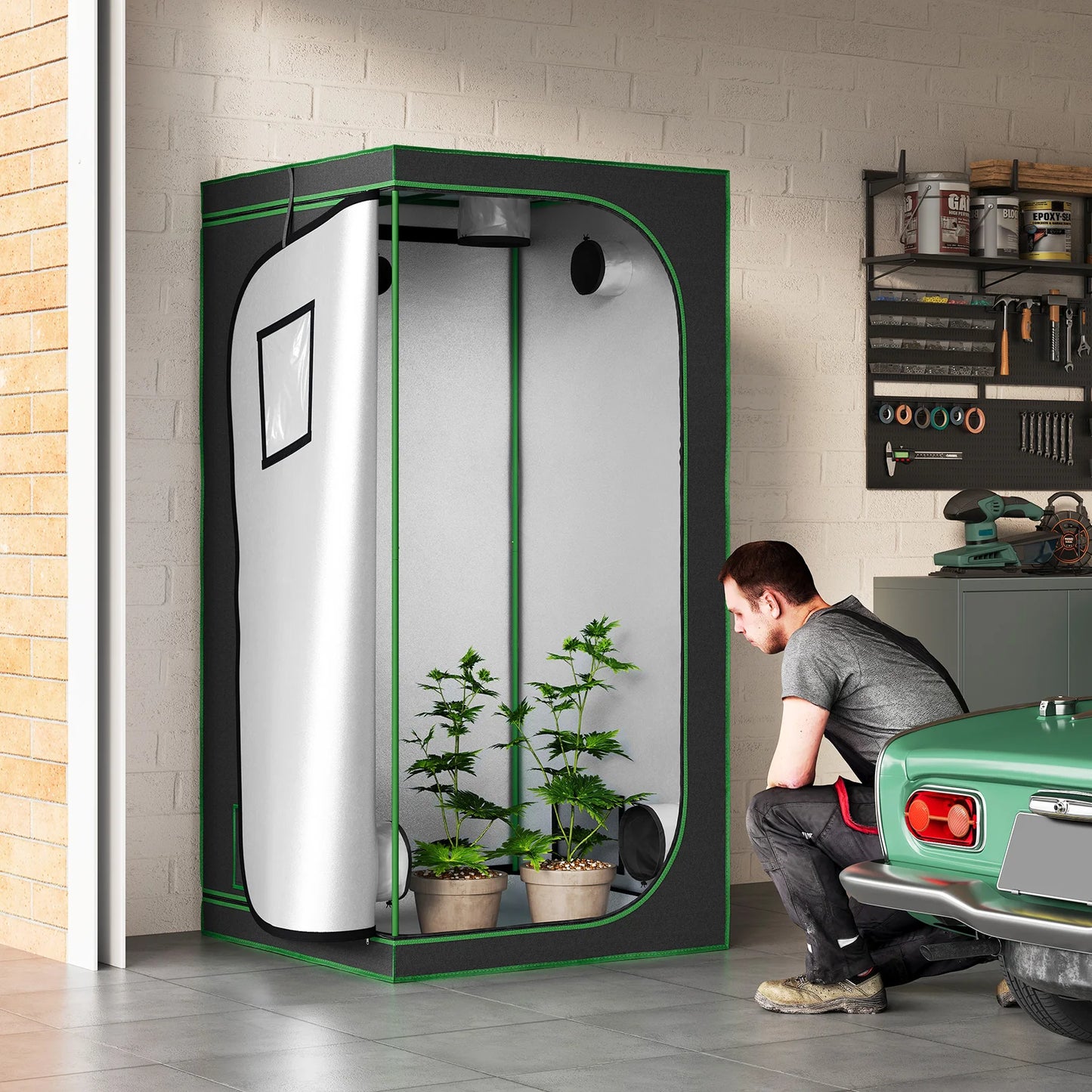 Leafaro™ UrbanGrow Tent | Premium Growzelt für Indoor Gardening & Pflanzenanzucht