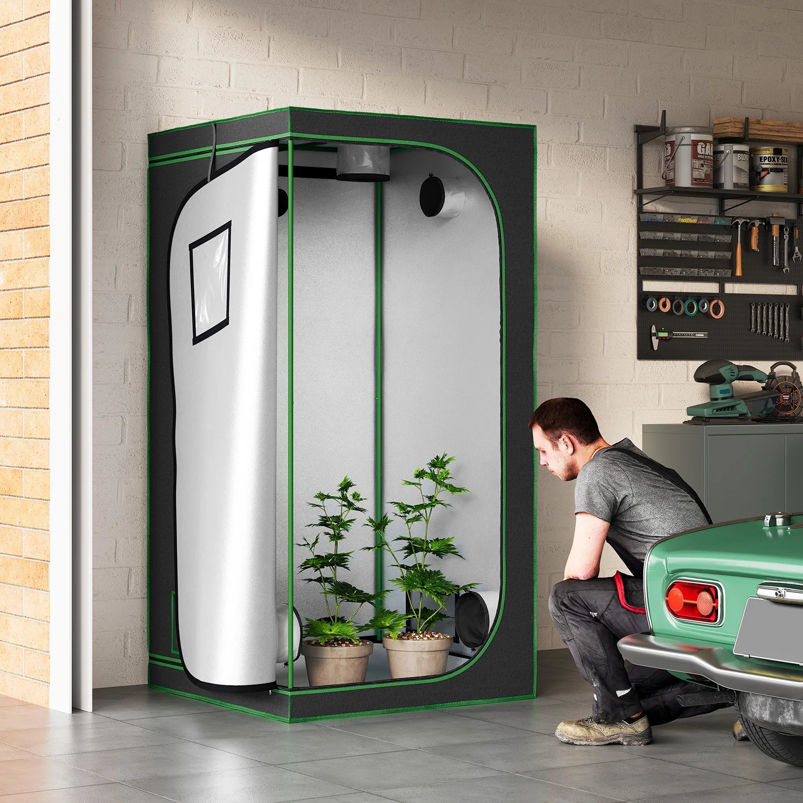 Leafaro™ UrbanGrow Tent | Premium Growzelt für Indoor Gardening & Pflanzenanzucht
