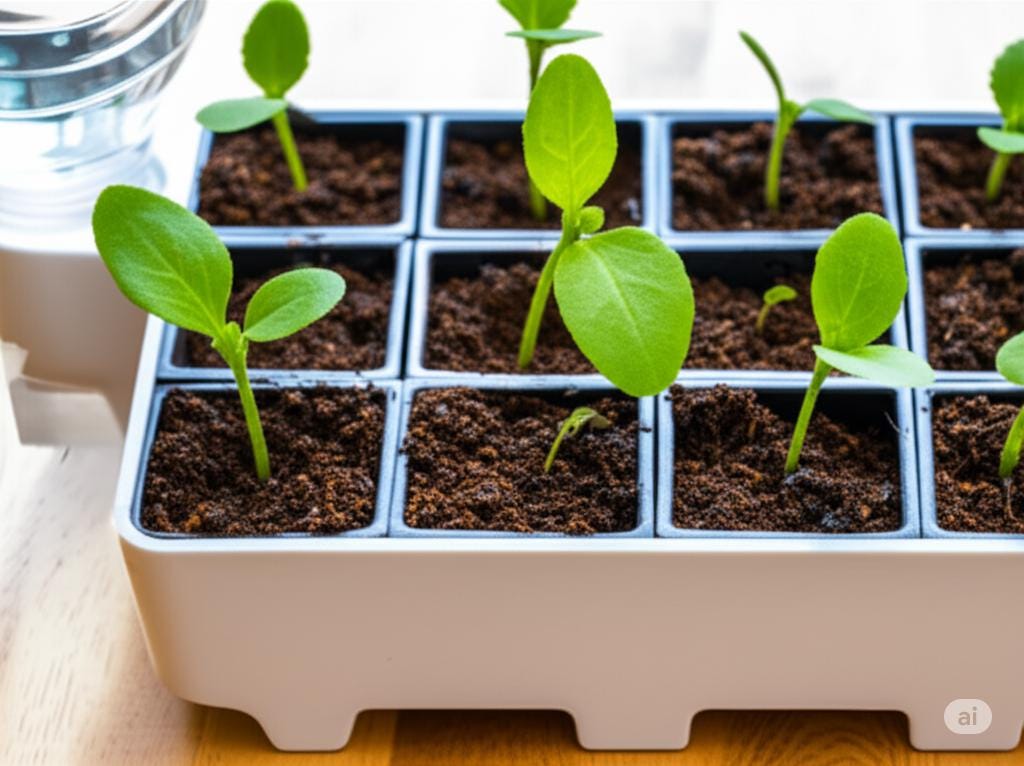 Leafaro™ AquaSeed System | Selbstbewässerndes Anzuchtset für Indoor Gardening