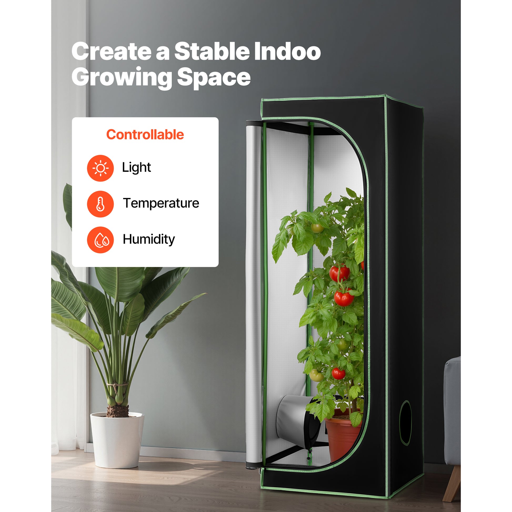 Leafaro™ GrowTent Pro | Premium Growzelt für Indoor Gardening (7 Größen)
