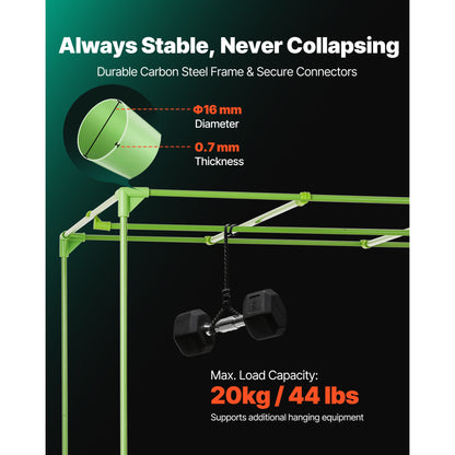 Leafaro™ GrowTent Pro | Premium Growzelt für Indoor Gardening (7 Größen)