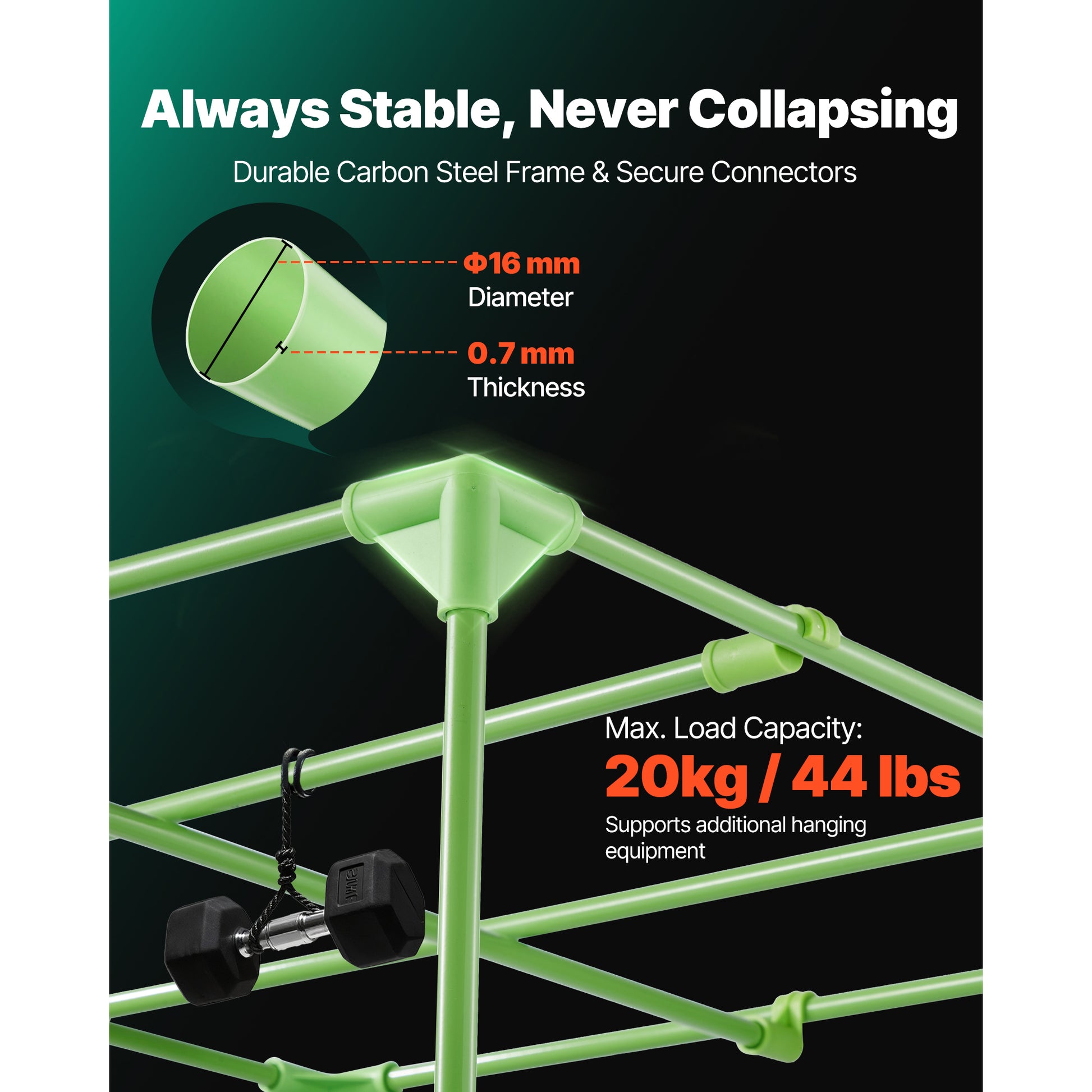 Leafaro™ GrowTent Pro | Premium Growzelt für Indoor Gardening (7 Größen)