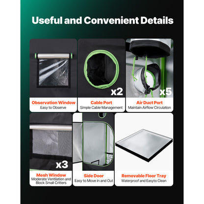 Leafaro™ GrowTent Pro | Premium Growzelt für Indoor Gardening (7 Größen)