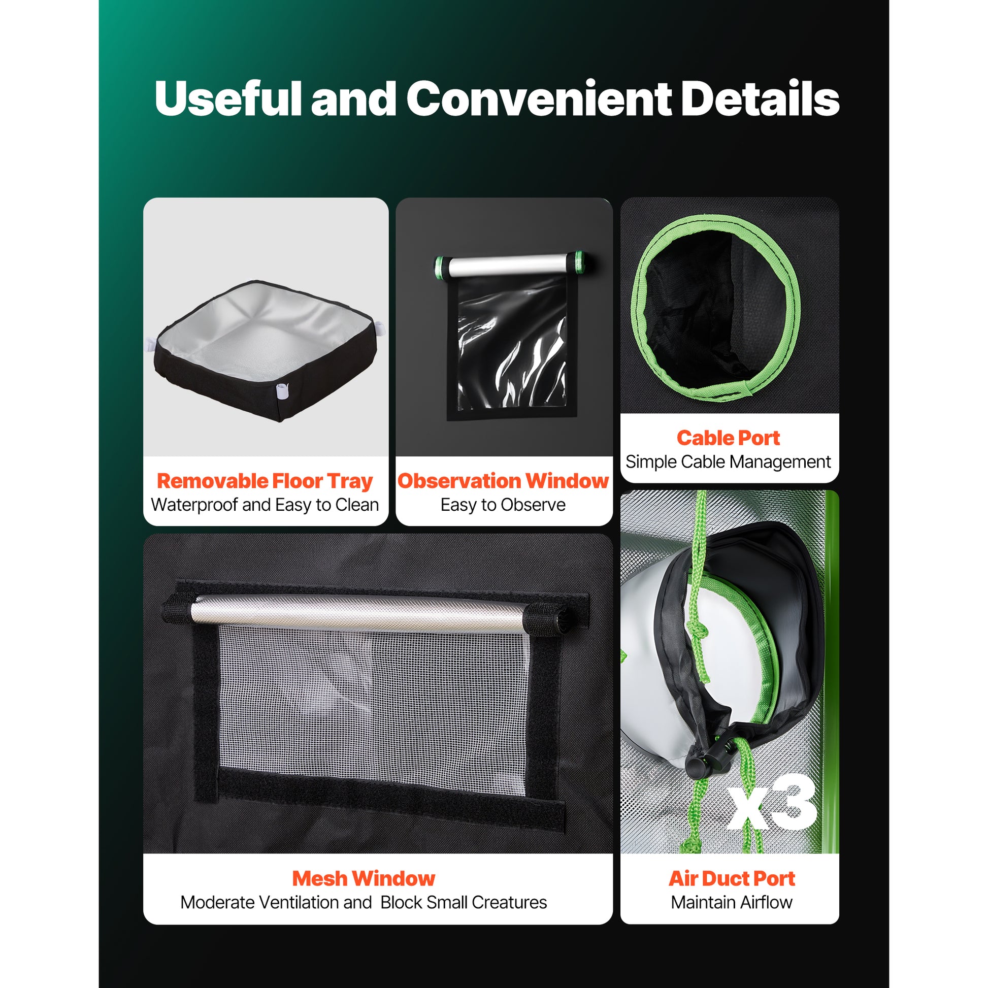Leafaro™ GrowTent Pro | Premium Growzelt für Indoor Gardening (7 Größen)