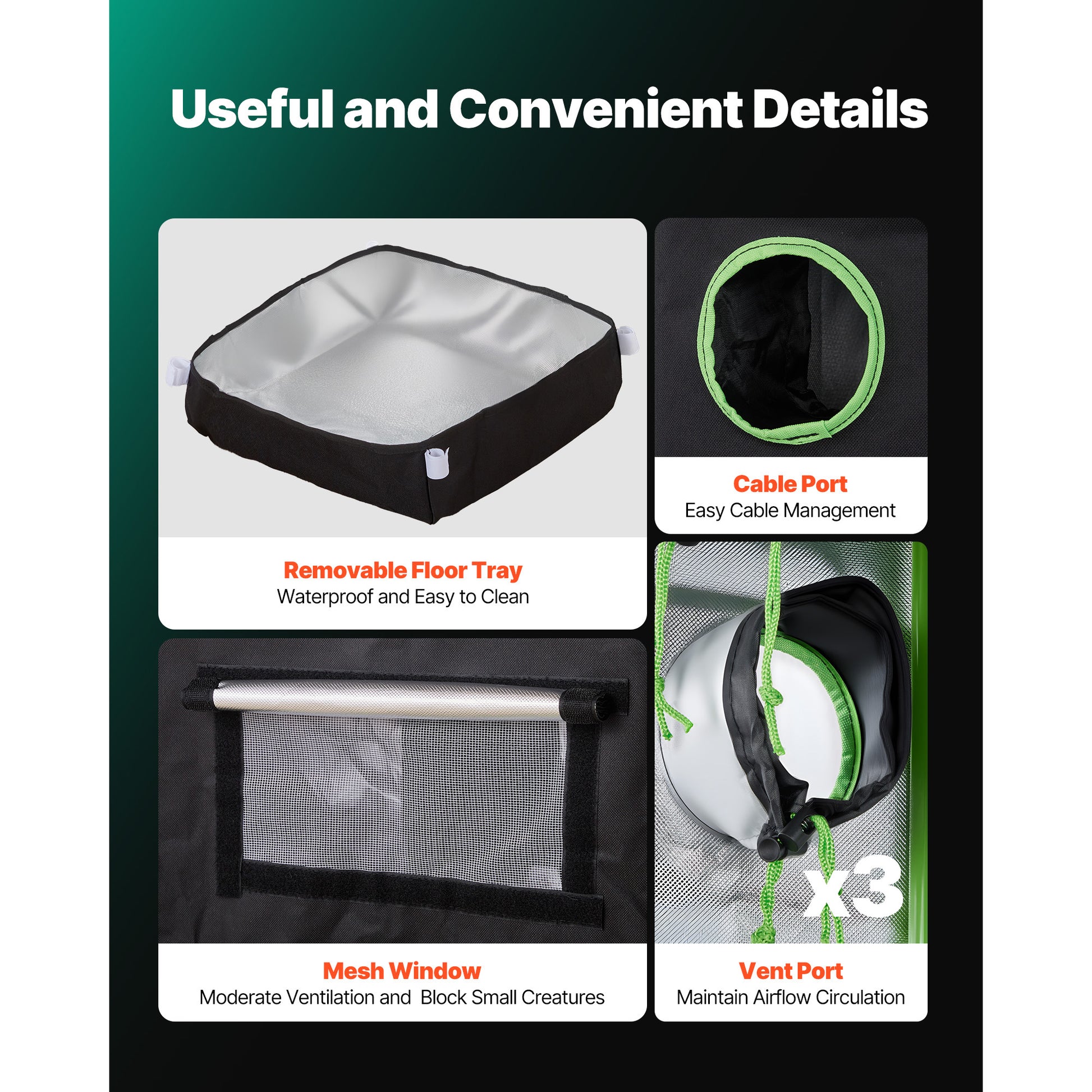 Leafaro™ GrowTent Pro | Premium Growzelt für Indoor Gardening (7 Größen)