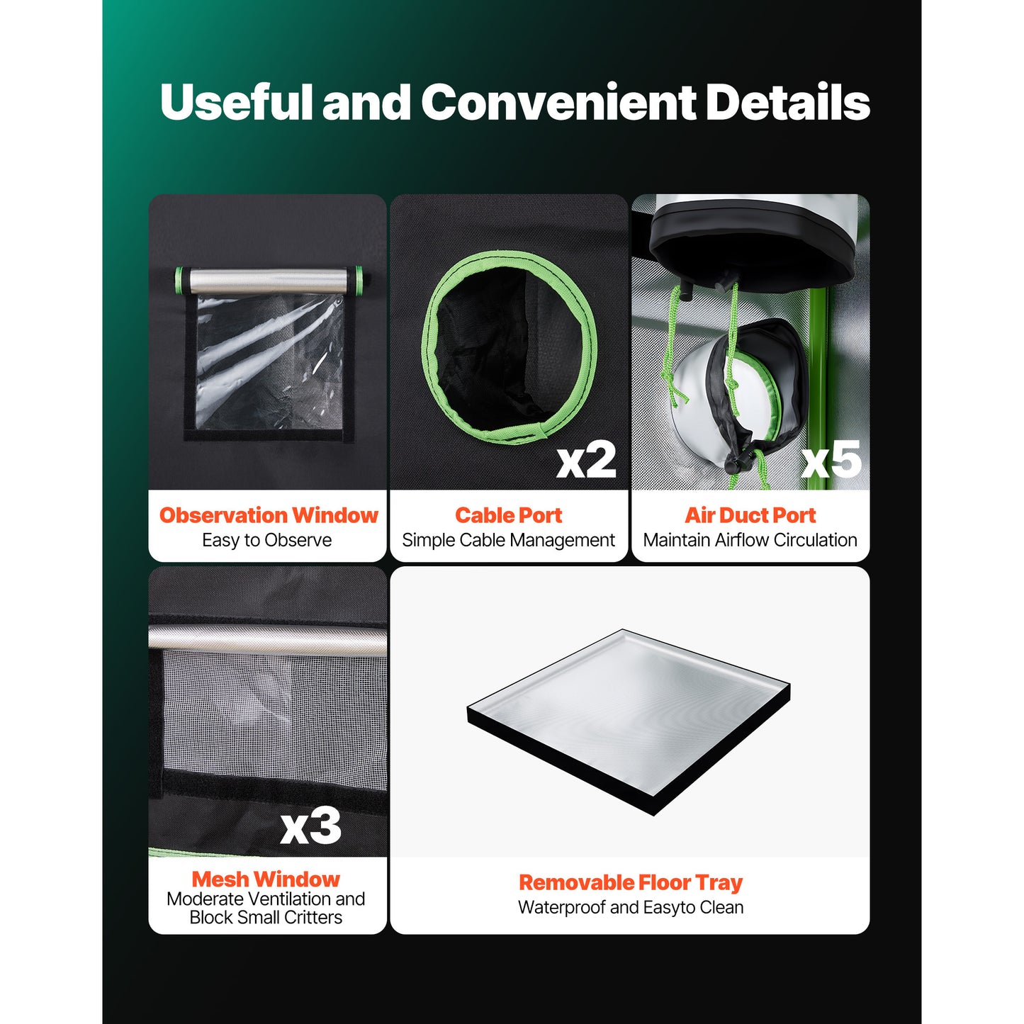 Leafaro™ GrowTent Pro | Premium Growzelt für Indoor Gardening (7 Größen)