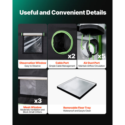 Leafaro™ GrowTent Pro | Premium Growzelt für Indoor Gardening (7 Größen)