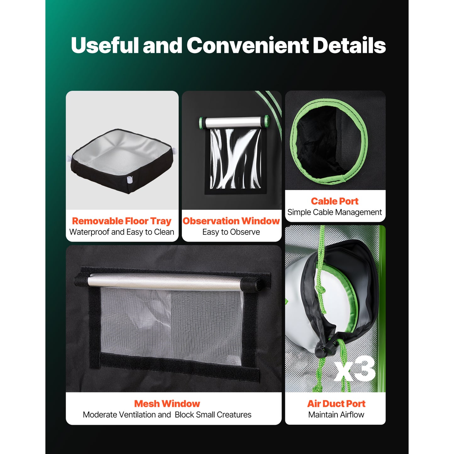 Leafaro™ GrowTent Pro | Premium Growzelt für Indoor Gardening (7 Größen)