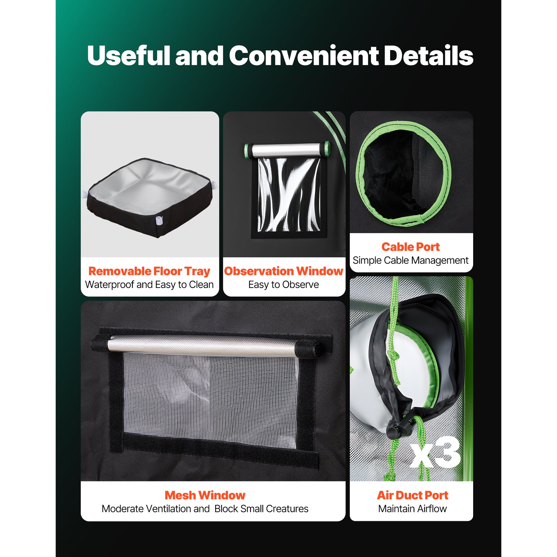 Leafaro™ GrowTent Pro | Premium Growzelt für Indoor Gardening (7 Größen)