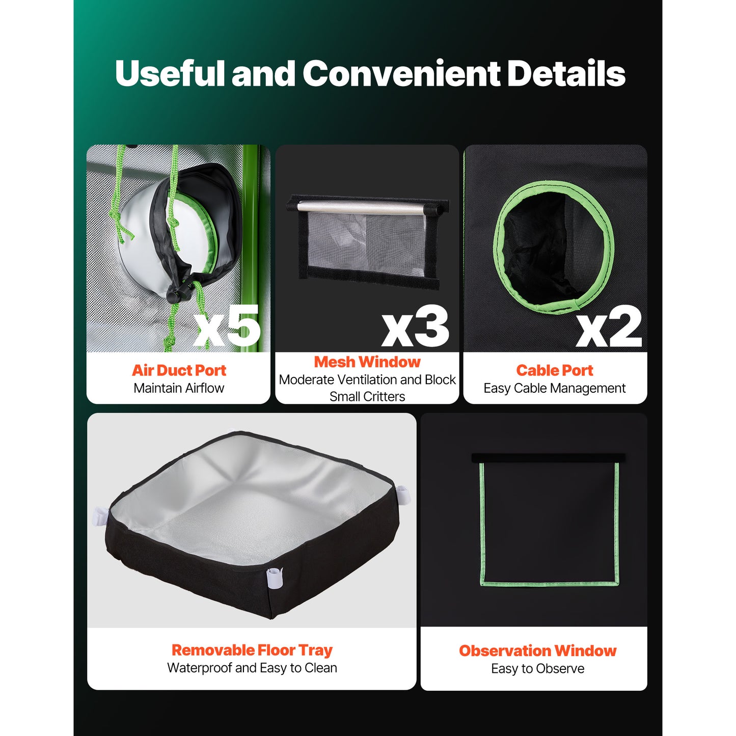 Leafaro™ GrowTent Pro | Premium Growzelt für Indoor Gardening (7 Größen)