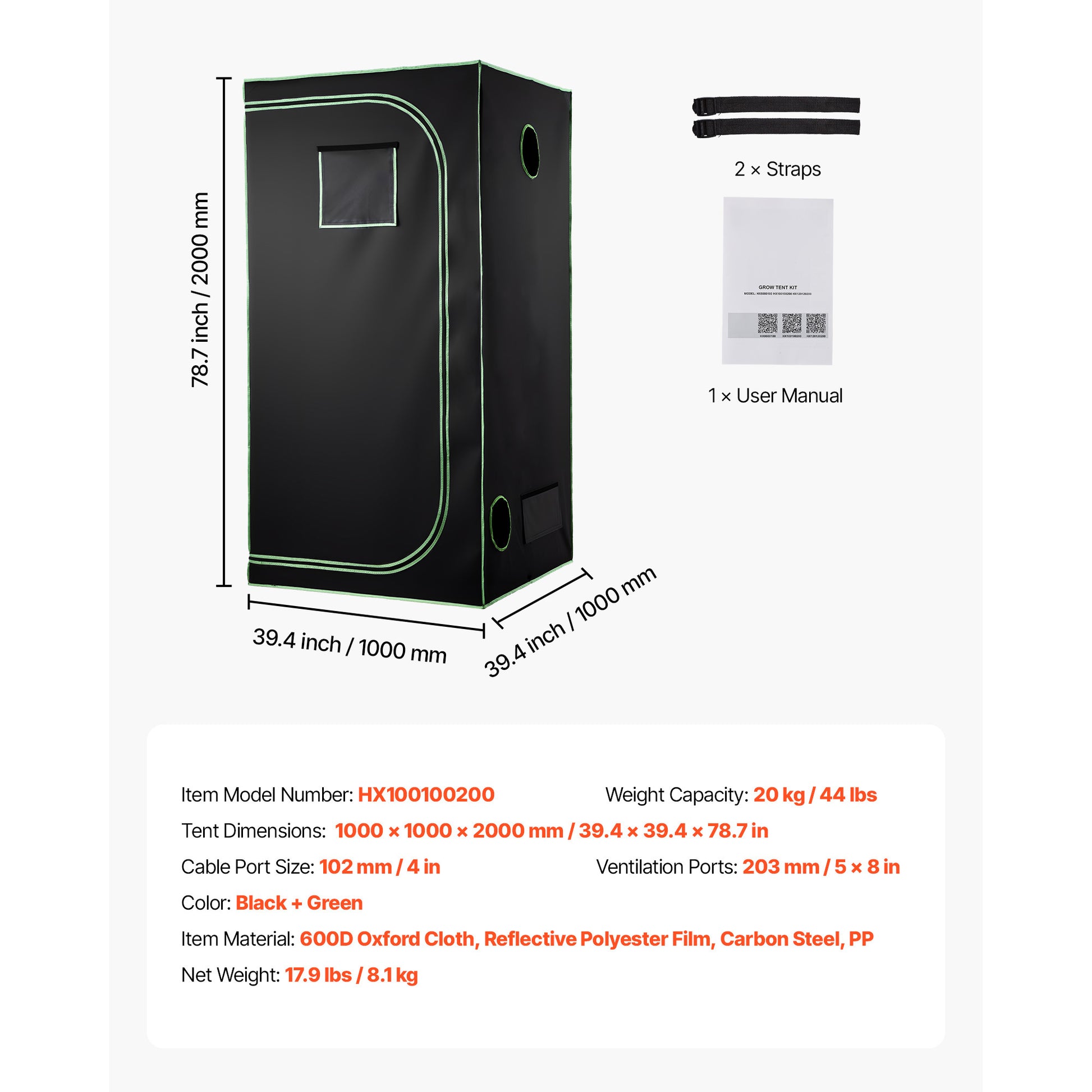 Leafaro™ GrowTent Pro | Premium Growzelt für Indoor Gardening (7 Größen)