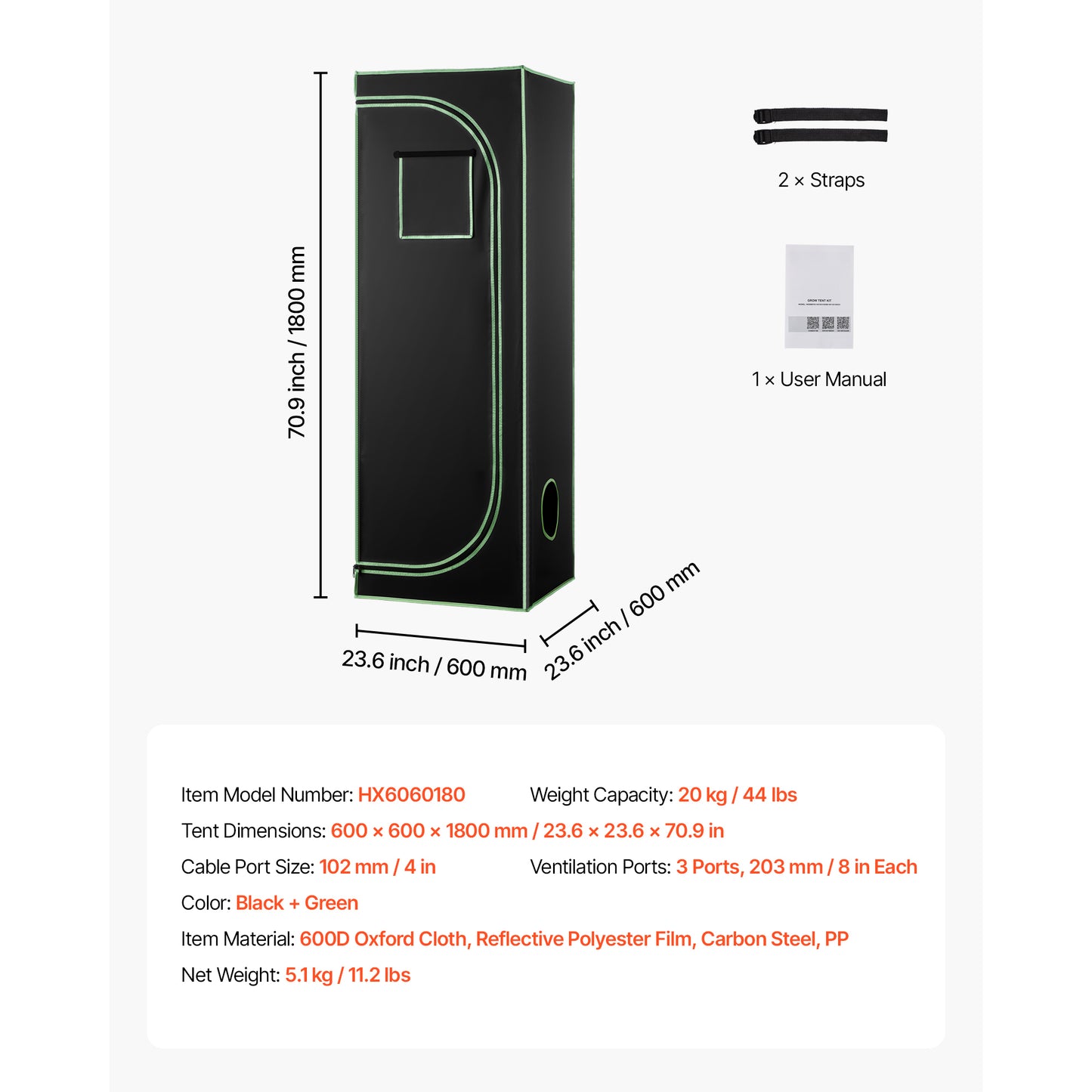 Leafaro™ GrowTent Pro | Premium Growzelt für Indoor Gardening (7 Größen)