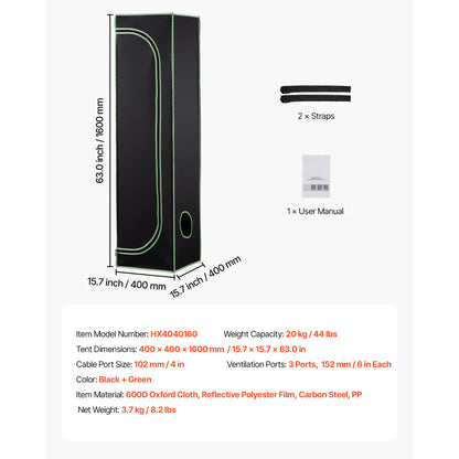 Leafaro™ GrowTent Pro | Premium Growzelt für Indoor Gardening (7 Größen)