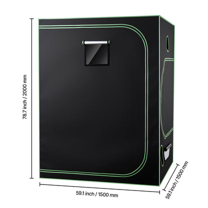 Leafaro™ GrowTent Pro | Premium Growzelt für Indoor Gardening (7 Größen)