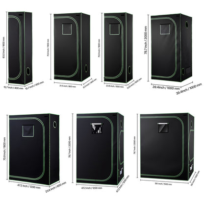 Leafaro™ GrowTent Pro | Premium Growzelt für Indoor Gardening (7 Größen)