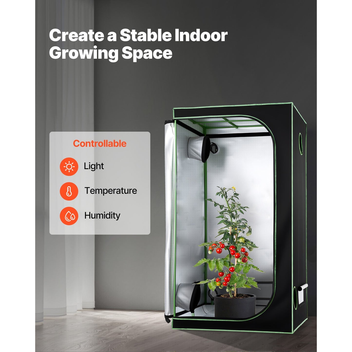 Leafaro™ GrowTent Pro | Premium Growzelt für Indoor Gardening (7 Größen)