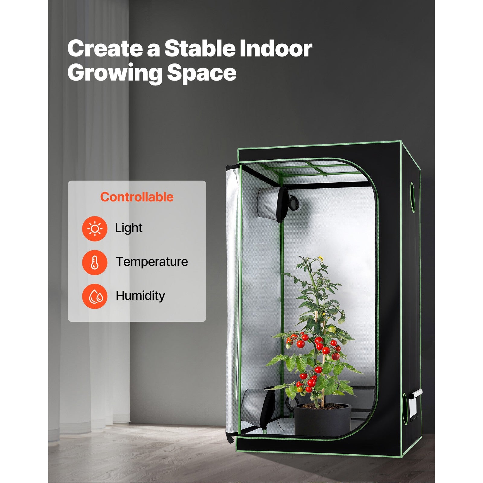Leafaro™ GrowTent Pro | Premium Growzelt für Indoor Gardening (7 Größen)